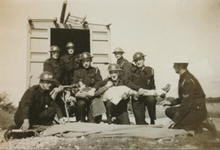 Group of Civil Defence men - thumbnail image