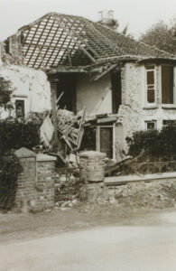 Bomb damaged house - thumbnail image