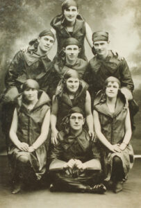 Group of men and women in costume - thumbnail image
