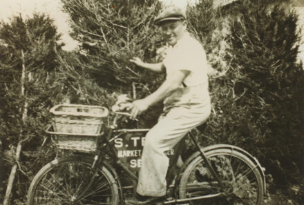 Sid Terry on a trades bike - thumbnail image