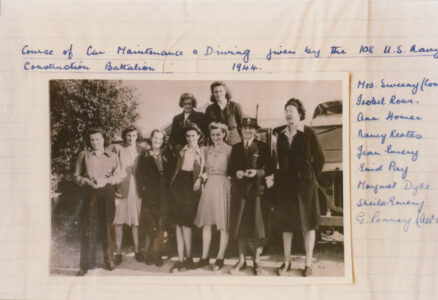 Participants in a car maintenance and driving course - thumbnail image