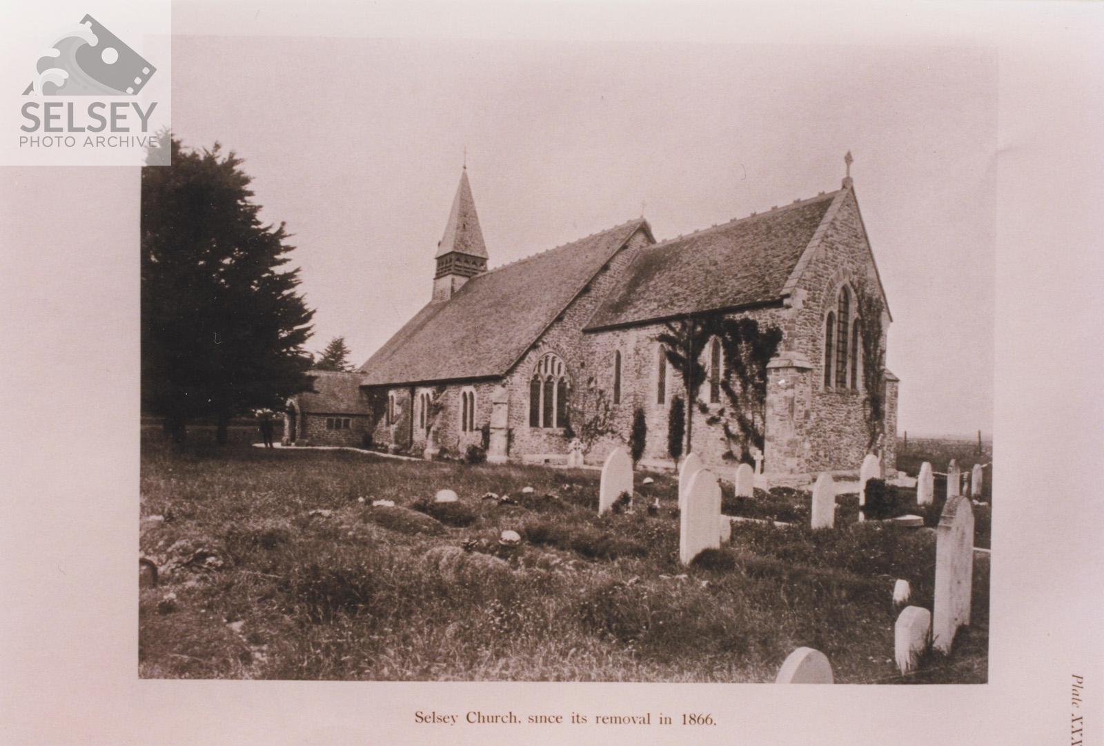 St Peter's church and churchyard Selsey Photo Archive