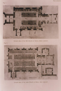 Floorplans of church at Norton and St Peters - thumbnail image