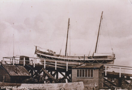 Lifeboat “Reserve No. 3” on Lifeboat Station slipway - thumbnail image