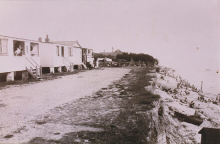 Chalets on cliff at West Beach - thumbnail image