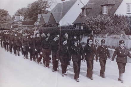 Marching Civil Defence Group - thumbnail image