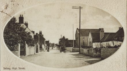 Postcard copy of High Street looking south - thumbnail image