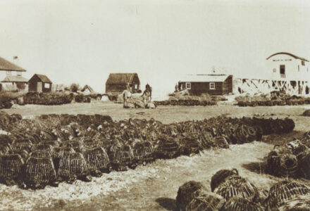 Fishing beach with lifeboat house - thumbnail image