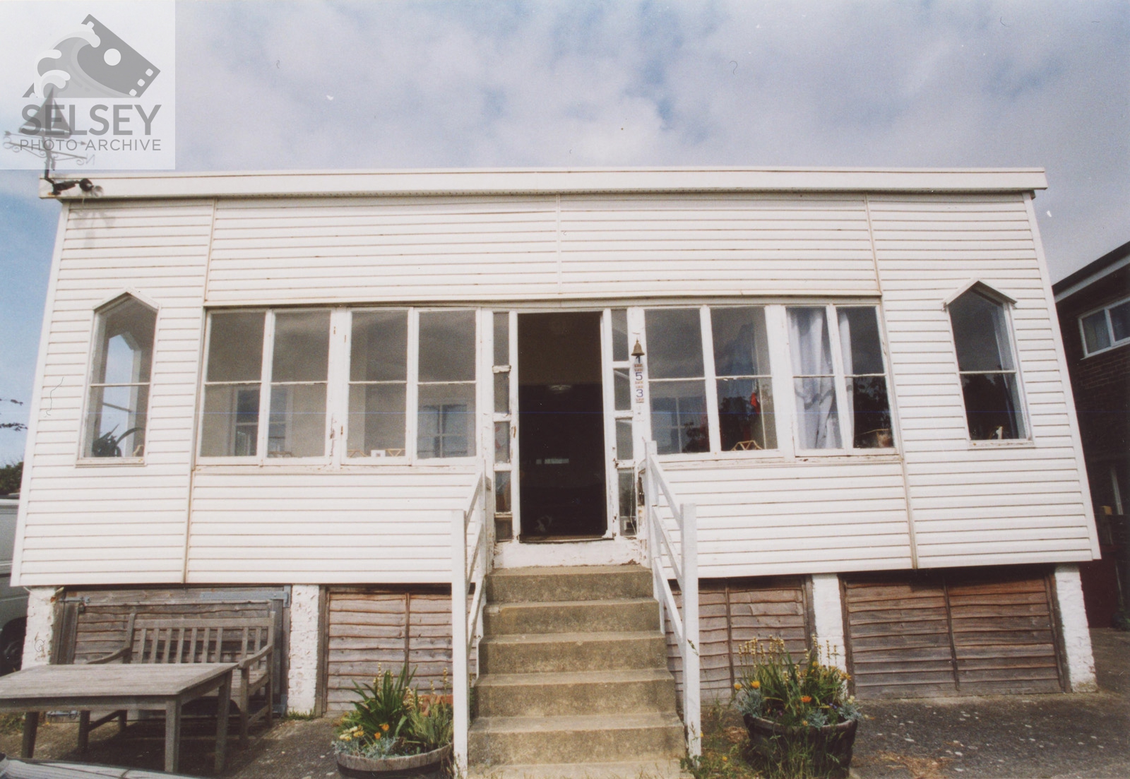 "The New Haven" converted railway carriage home Selsey Photo Archive