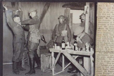 Newspaper cutting about performance of “Journey’s End” - thumbnail image