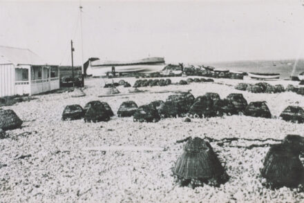 Lifeboat on beach - thumbnail image