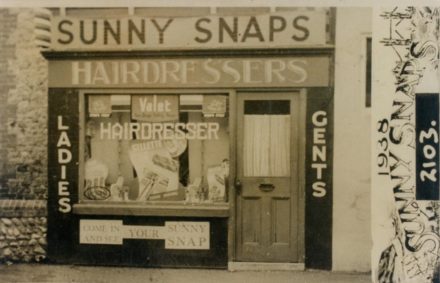 Selsey: Hairdressers shop - thumbnail image