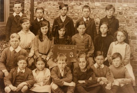 Selsey: Group photograph of Children from C of E School - thumbnail image