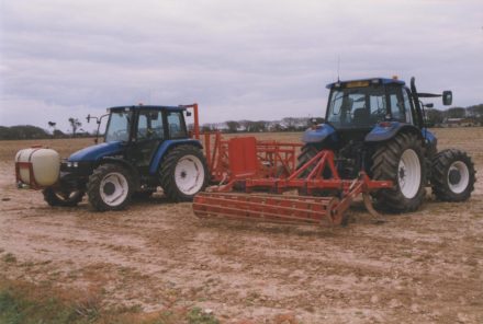 Selsey: Pair of tractors - thumbnail image