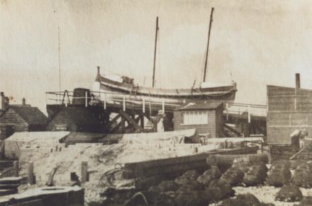 Selsey: Lifeboat on ramp - thumbnail image