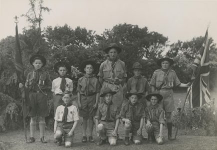 Selsey: VE Day gathering of Scouts - thumbnail image