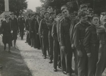 Selsey: VE Day gathering of Army Cadets - thumbnail image