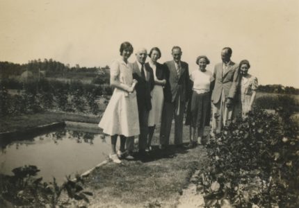 Selsey: A group of East Street School staff by the pool - thumbnail image